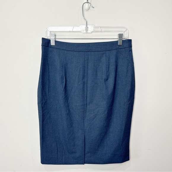 The Limited Pencil Skirt Blue Side Zip Office Career Interview - Picture 2 of 6